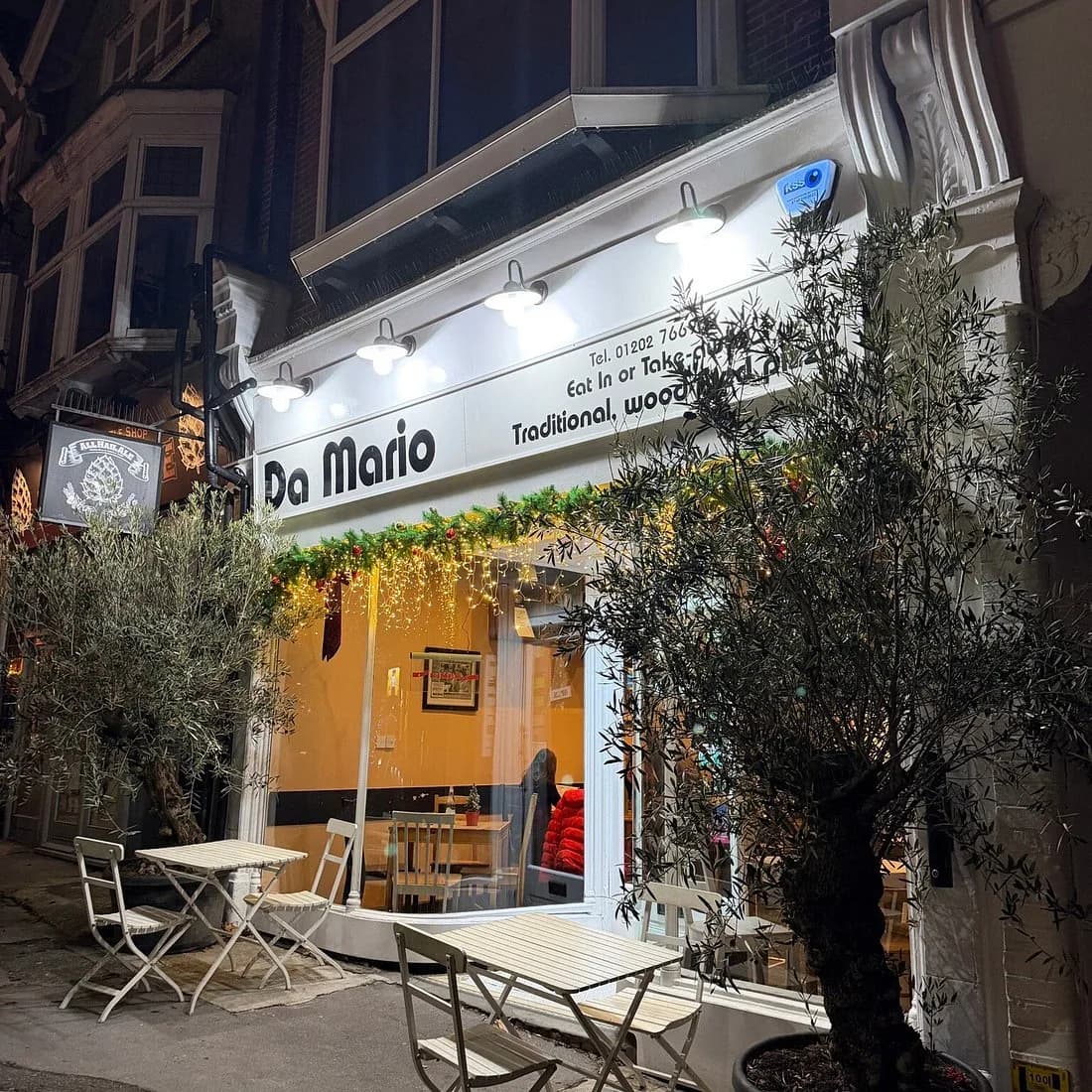 Da Mario's shopfront