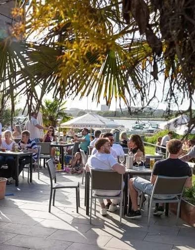South Deep Café's terrace